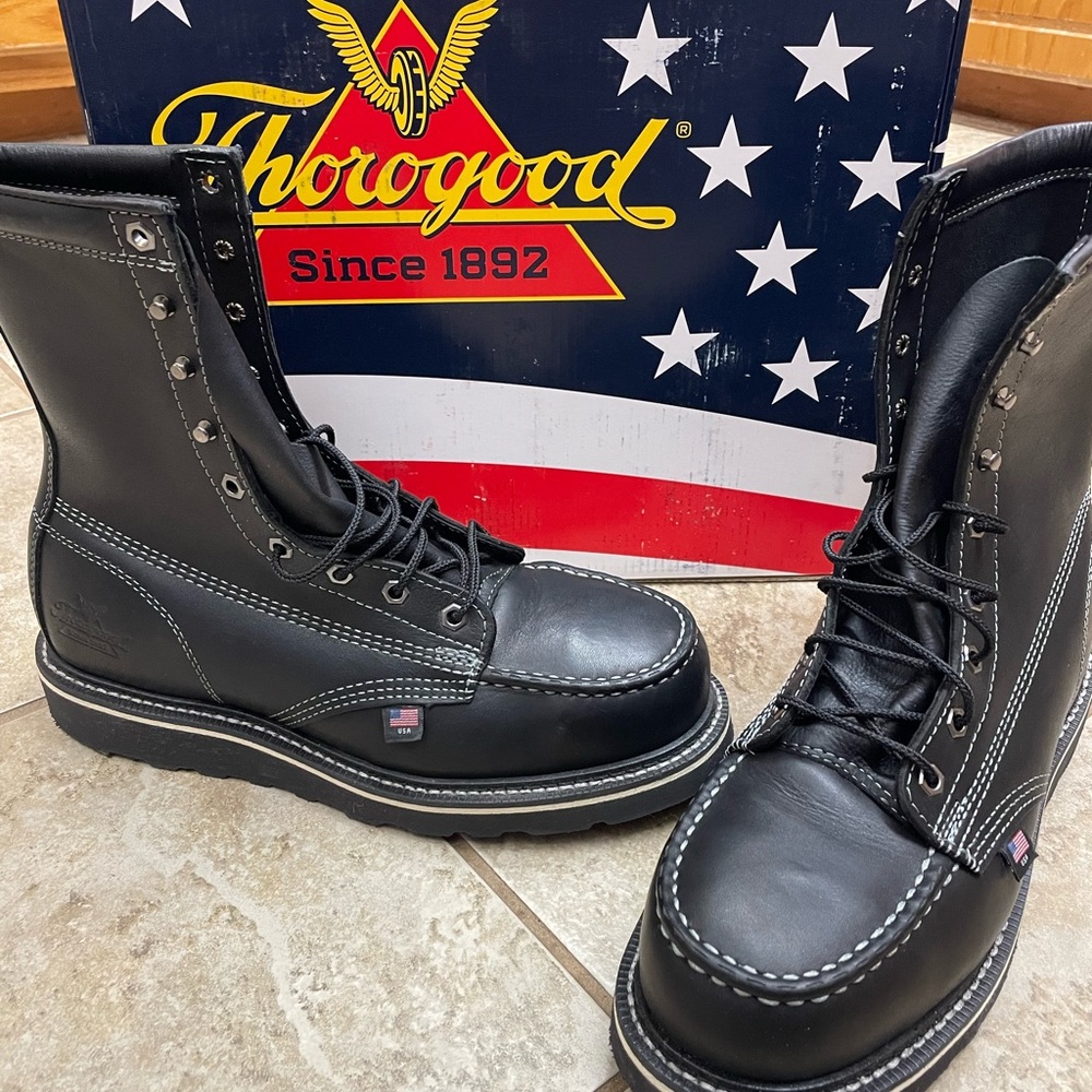 Thorogood Steel Toe 8” Boots